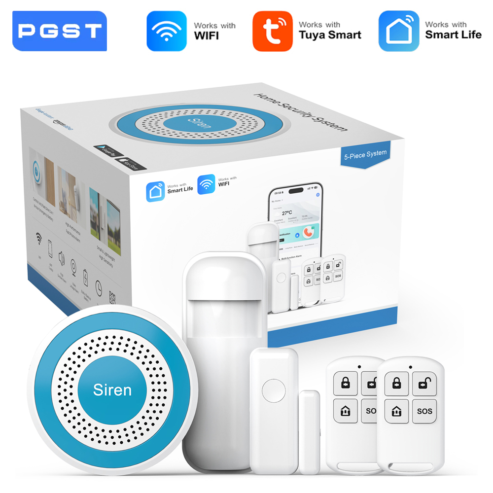 PGST WiFi Smart Life Сигнализа – обзор и цена Diy Home Automation System