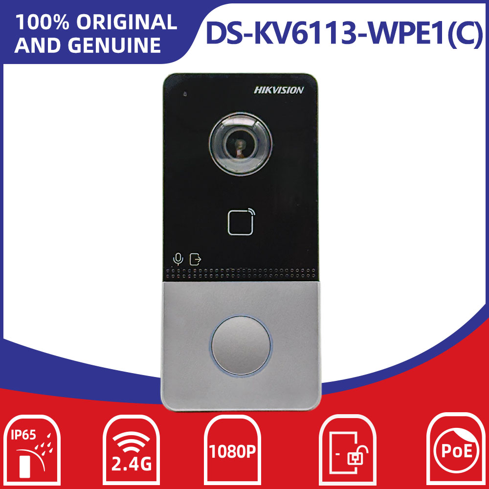Комплект IP-видеодомофона Hikv – обзор и цена Smart Doorbell Wired